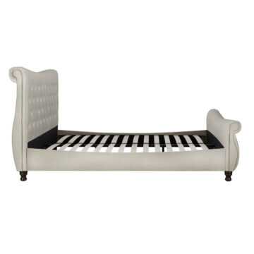 Doune Warm Stone Grey 5′ King Size Bed
