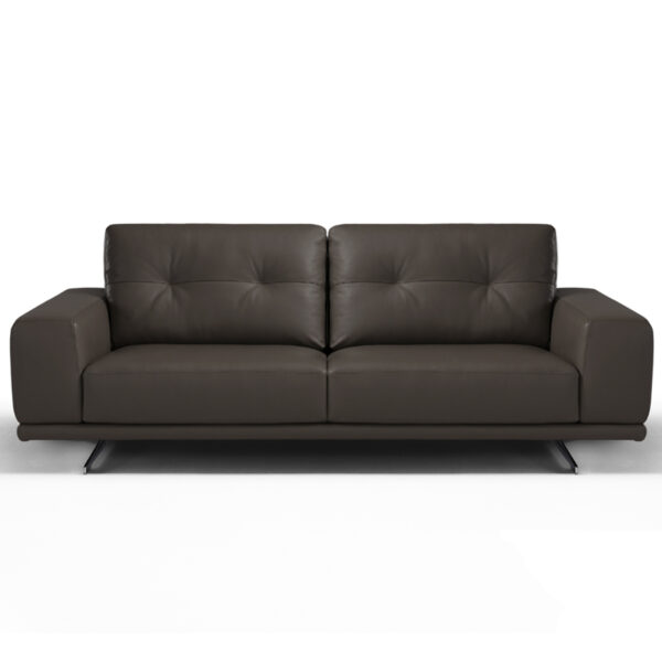 Altamura Italian Leather 3 Seat Sofa | Taupe