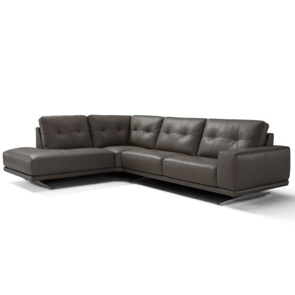 Altamura Italian leather Left Hand Facing Corner | Taupe
