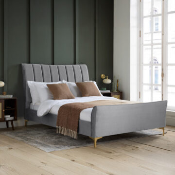 Nixon King  Bed | Grey
