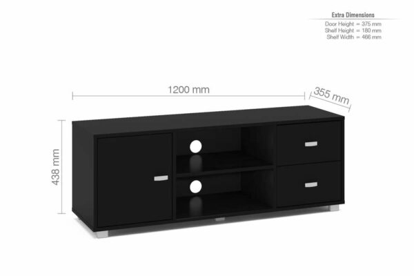 Pateley TV Unit | Black