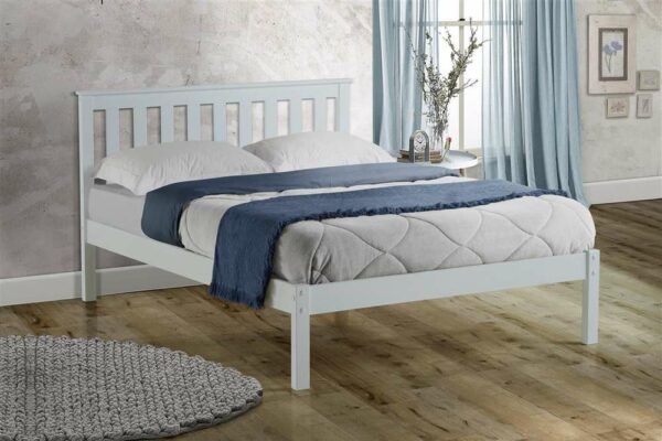Hurlford Small Double Bed | White