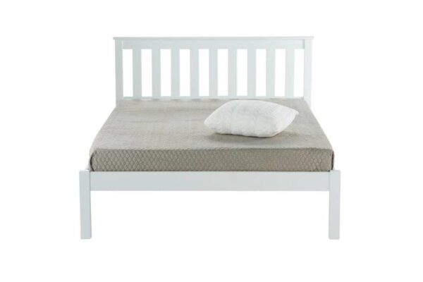 Hurlford Small Double Bed | White