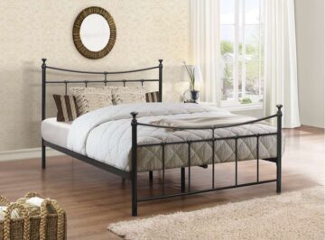 Kirkwall Double Bed | Black