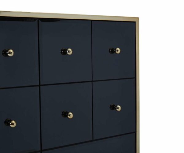 Khobi Merchant Chest | Black & Gold