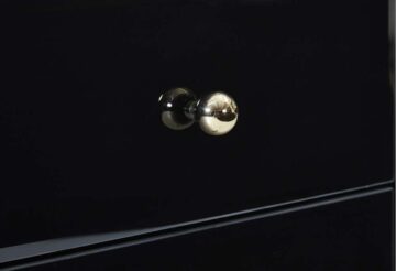 Khobi Black & Gold 4 Drawer Chest