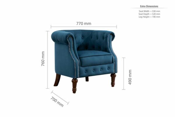 Marazionus Chair | Blue