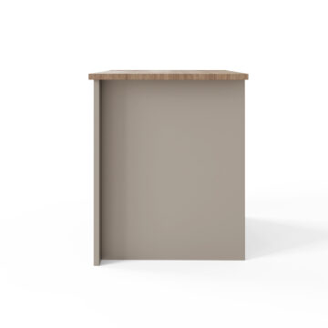 Fife Grey 2 Drawer Bedside Table | Clearance