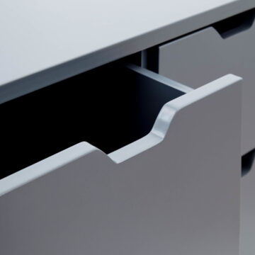 Kathmandu Dark Grey 2 Over 2 Chest of Drawers