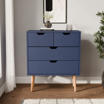 Kathmandu Blue 2 Over 2 Chest of Drawers