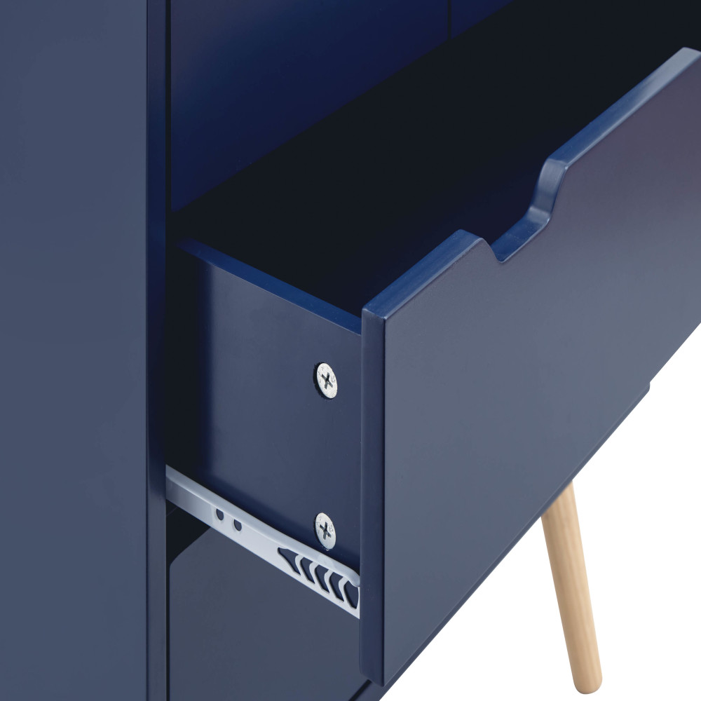 Kathmandu Blue 2 Over 2 Chest of Drawers