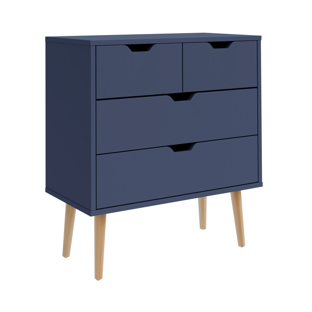 Kathmandu Blue 2 Over 2 Chest of Drawers