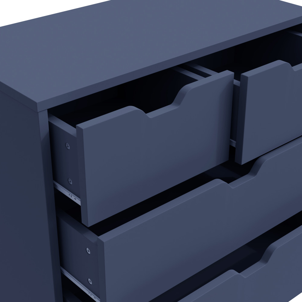 Kathmandu Blue 2 Over 2 Chest of Drawers