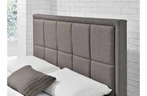 Lenzie Double Ottoman Bed | Grey