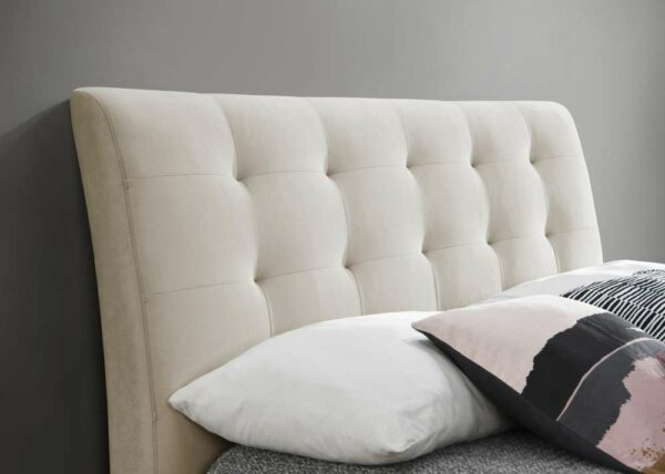 Cream Montrose Small Double Bed | Warm Stone