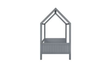 Cassa Grey 3′ Single Bed | Low Foot