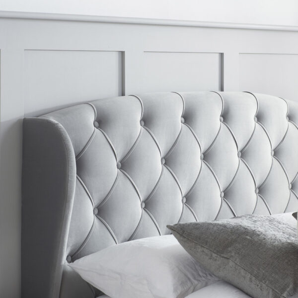 Haikou Double Bed | Grey