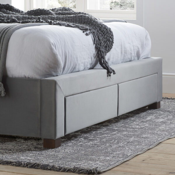 Haikou Double Bed | Grey