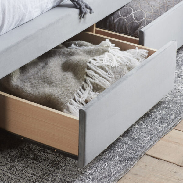 Haikou Double Bed | Grey