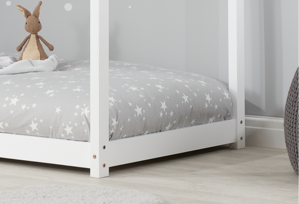 Cassa Single Bed | White