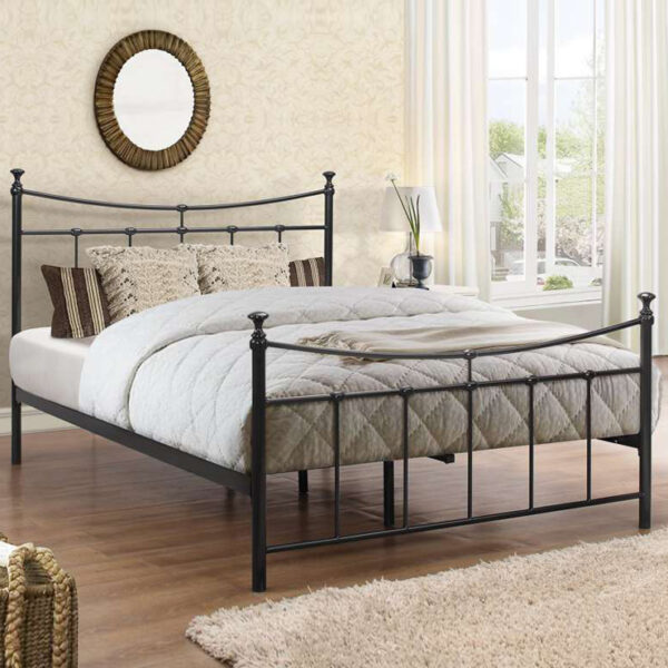Kirkwall Small Double Bed | Black