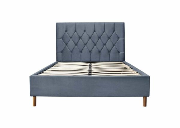 Paisley Double Bed | Grey