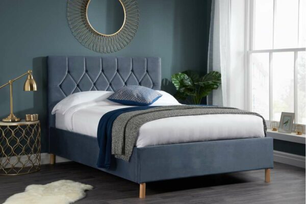 Paisley King Bed | Grey
