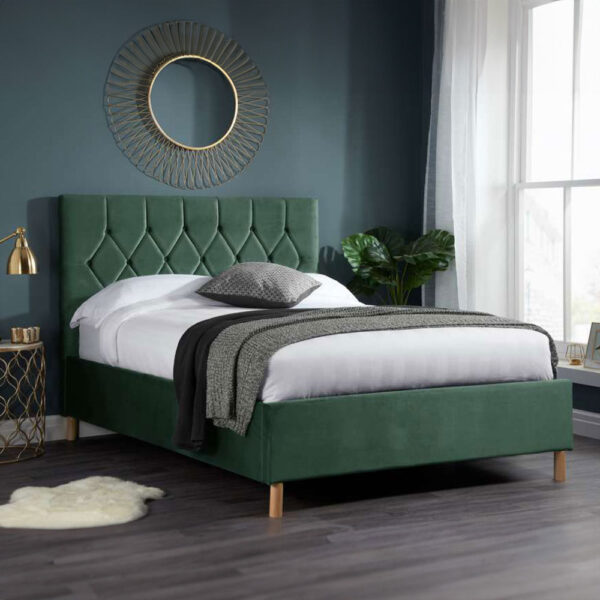 Paisley King Bed | Green