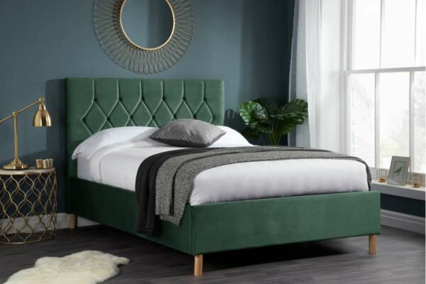 Paisley King Bed | Green