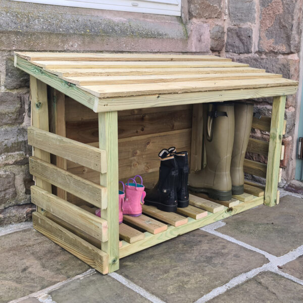 Timber Boot Storage - Churnet Valley