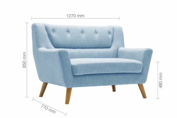 Malvern Medium Sofa | Duck Egg Blue