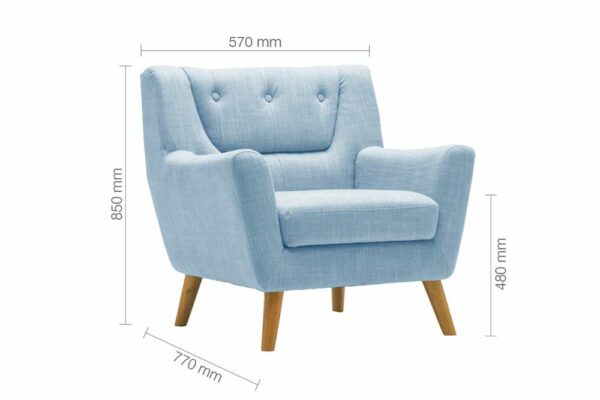Malvern Chair | Duck Egg Blue