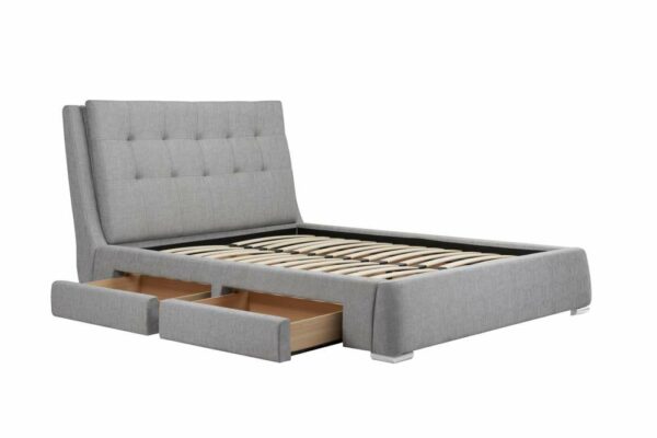 Saltcoats King Bed | Grey