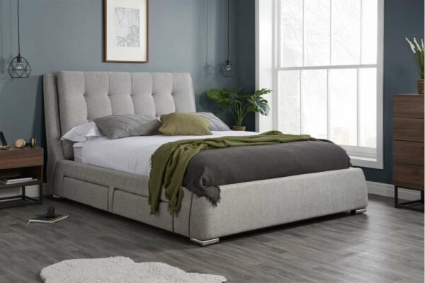 Saltcoats King Bed | Grey