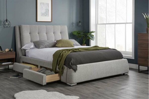 Saltcoats King Bed | Grey