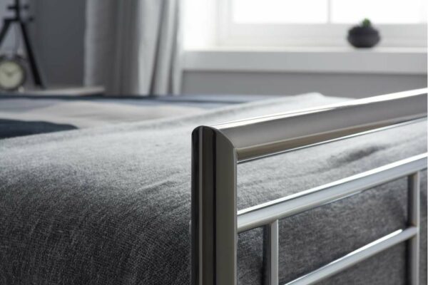 Viewpark Double Bed | Silver