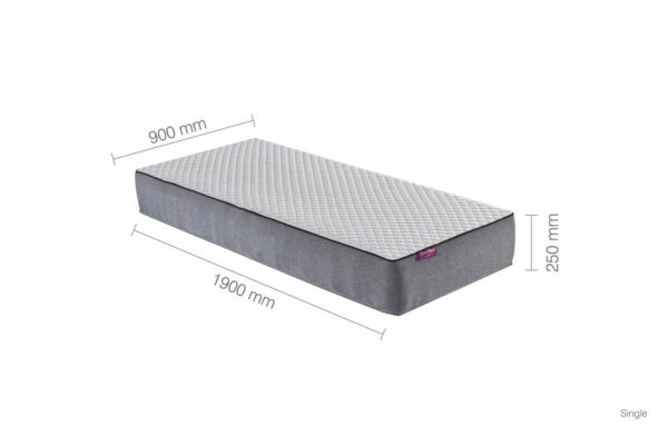 Paradise Single Mattress | White