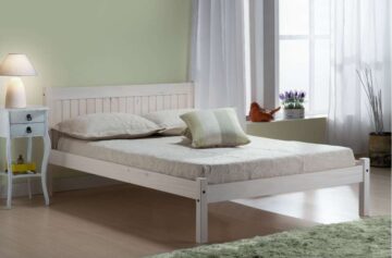 Neath Double Bed | White