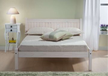 Neath Double Bed | White