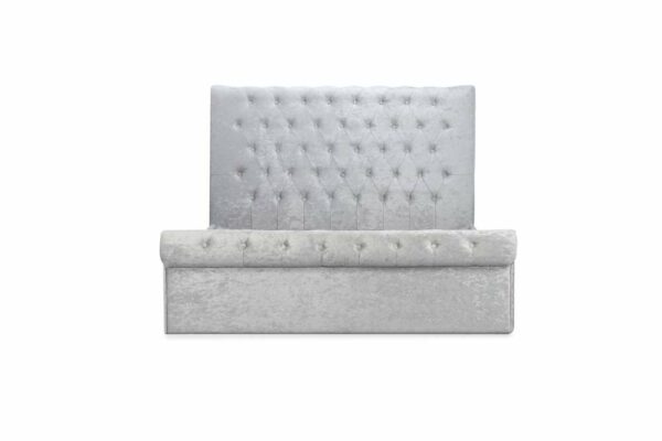 Crewe Double Ottoman Bed | Grey