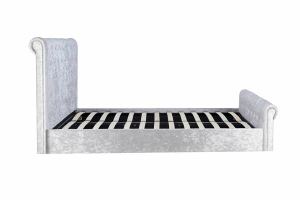 Crewe Double Ottoman Bed | Grey