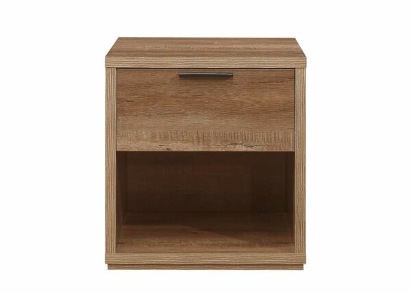 Crosby 1 Drawer Bedside | Rustic Oak