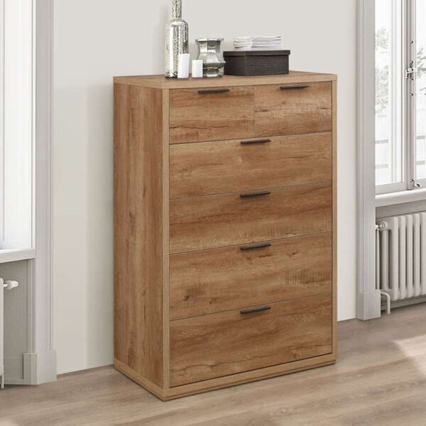 Crosby 4 + 2 Chest | Rustic Oak