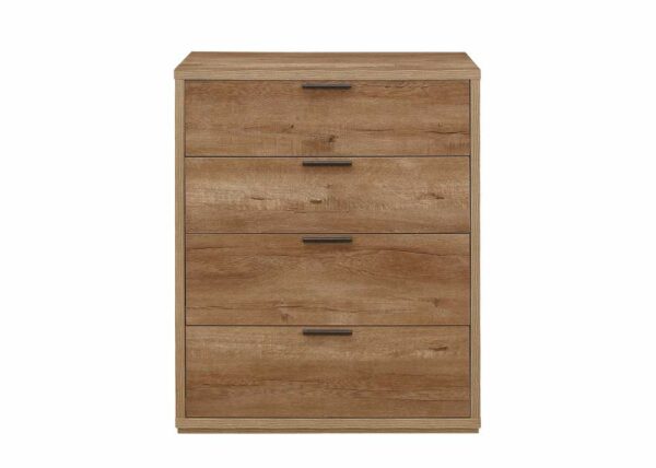 Crosby 4 Drawer Chest | Rustic Oak
