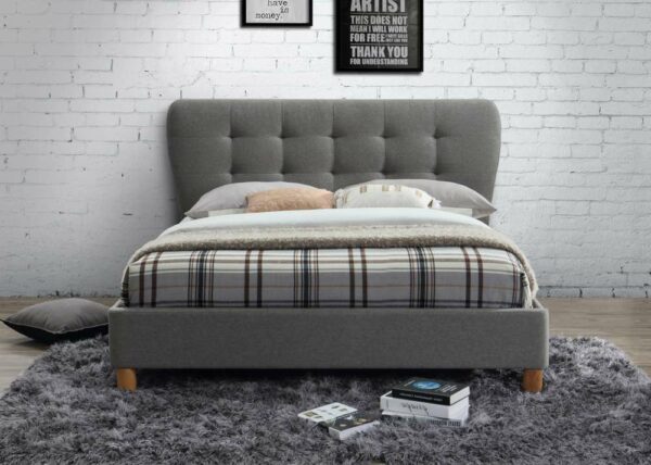 Daventry Double Bed | Grey