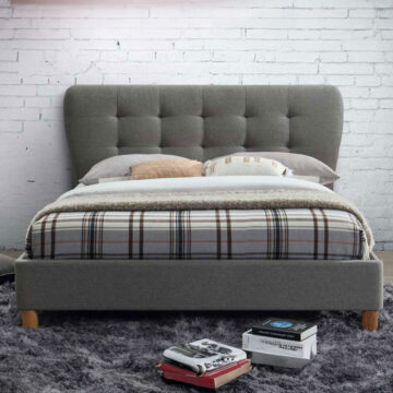 Daventry Small Double Bed | Grey