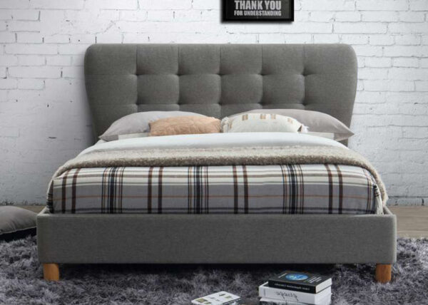 Daventry Small Double Bed | Grey