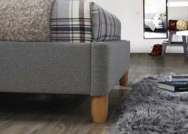Daventry Double Bed | Grey