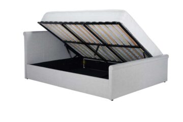 Ealing Grey 4’6 Double Ottoman Bed