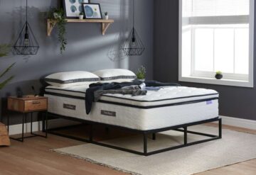 Space Super King Mattress | White